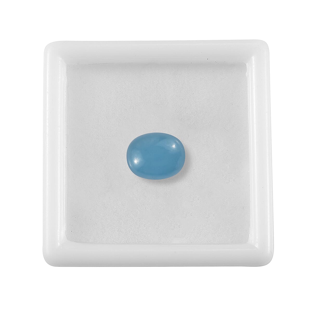AA Light Blue Color Jade (Ovl 10x8 mm) 2.82 ctw