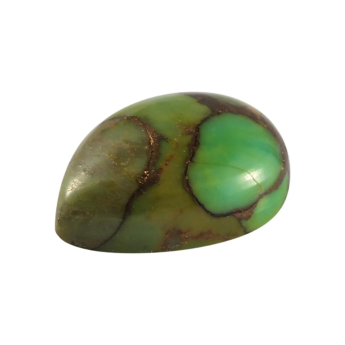 AA Mojave Green Turquoise (Pear 10x7 mm) 1.69 ctw image number 1