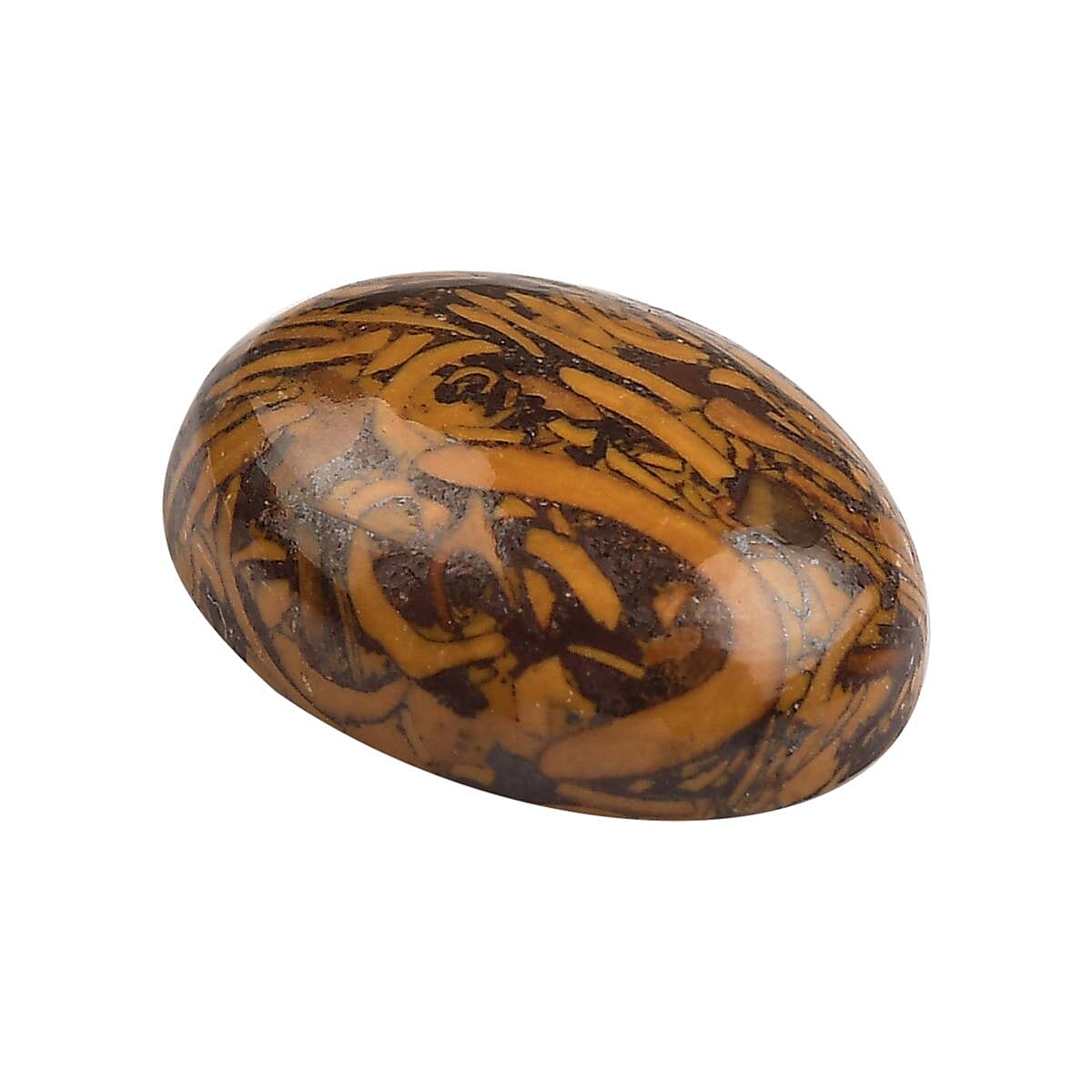 Indian Script Stone (Ovl 16x12 mm) 7.64 ctw image number 1