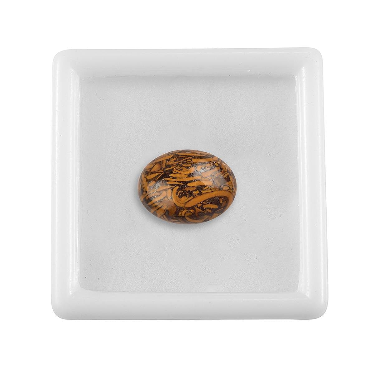 Indian Script Stone (Ovl 16x12 mm) 7.64 ctw image number 2