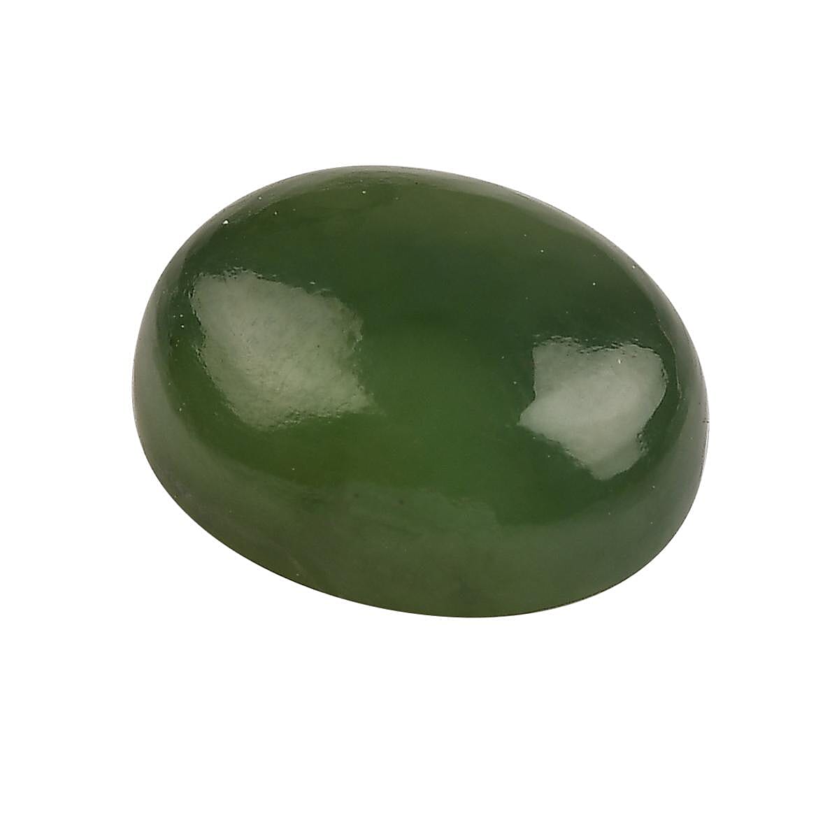 Nephrite Jade (Ovl 11x9 mm) 3.12 ctw image number 1