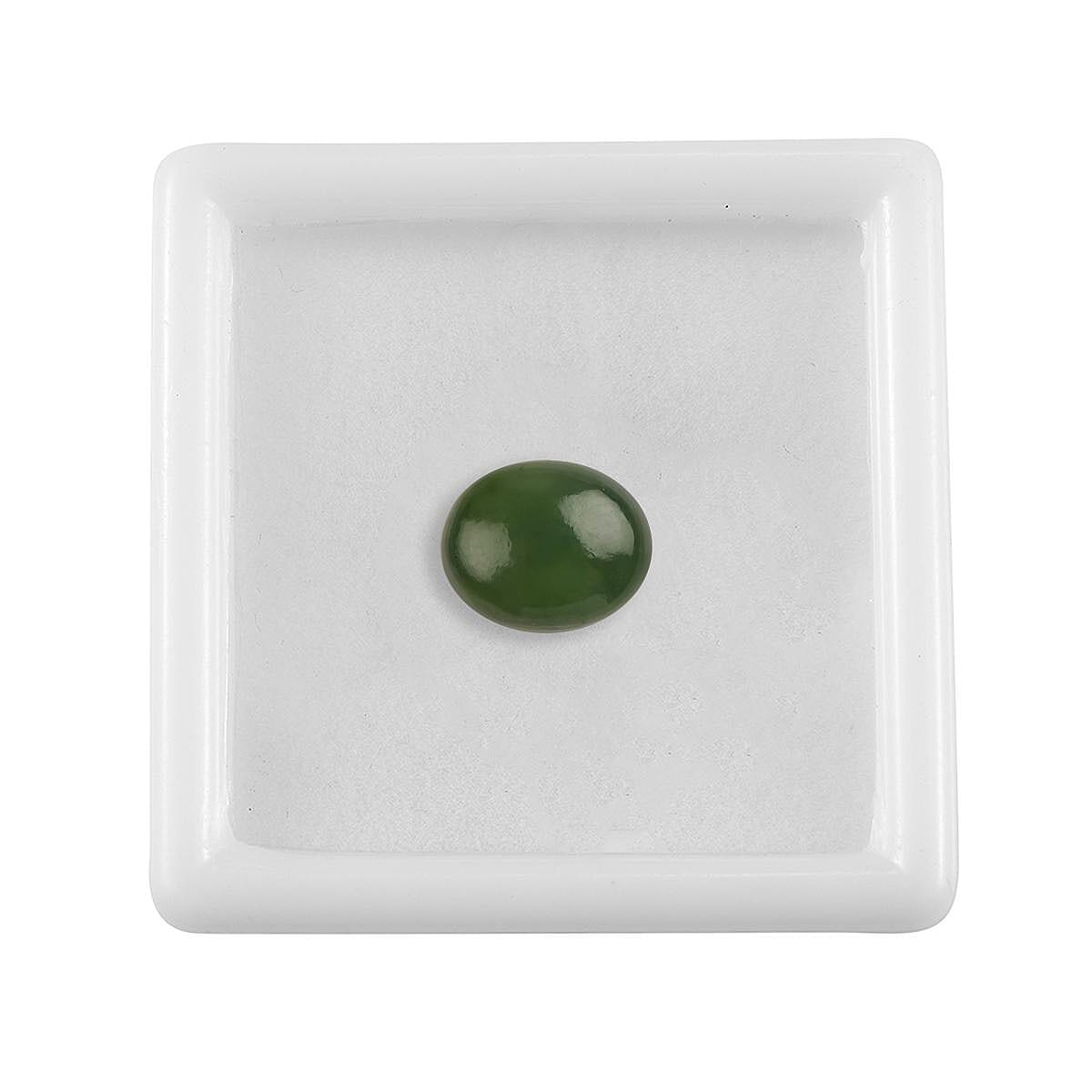 Nephrite Jade (Ovl 11x9 mm) 3.12 ctw image number 2