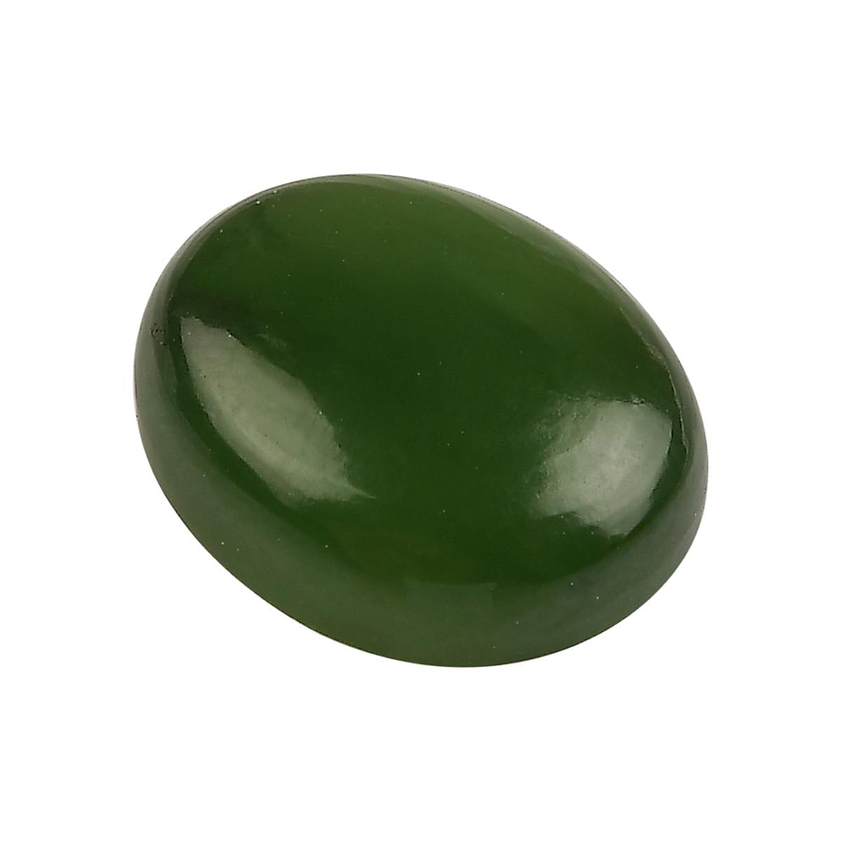 Nephrite Jade (Ovl 12x10 mm) 3.99 ctw image number 1