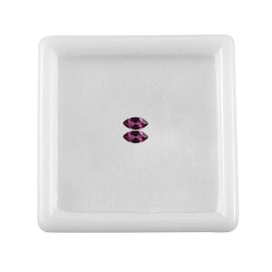 Purple Garnet Set of 2 (Mrq 5x2.5 mm) 0.31 ctw