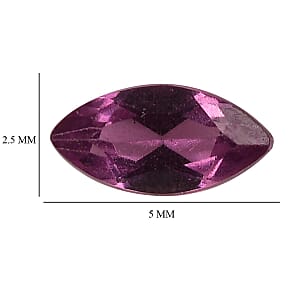 Purple Garnet Set of 2 (Mrq 5x2.5 mm) 0.31 ctw