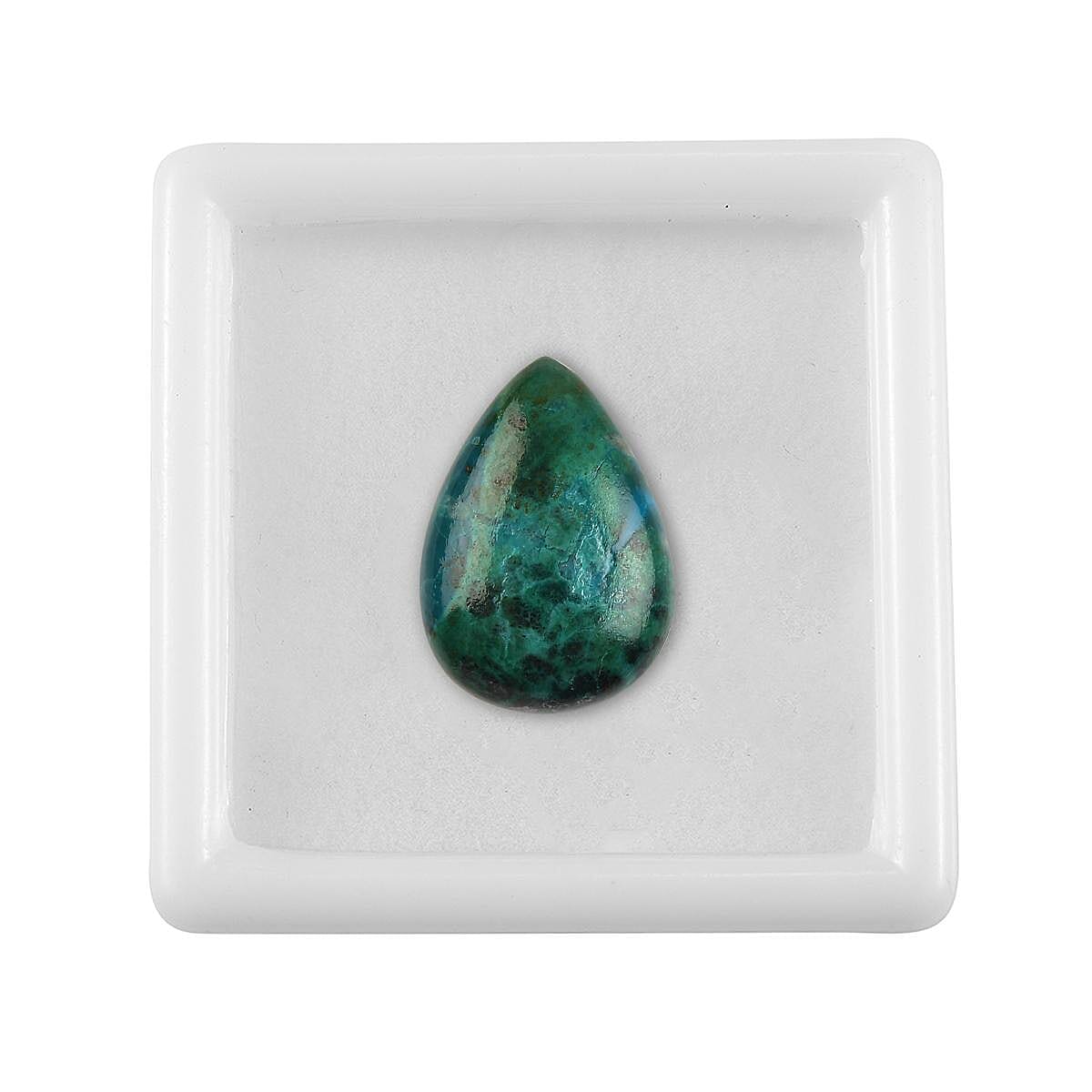 Australian Chrysocolla (Pear 18x13 mm) 8.75 ctw image number 2
