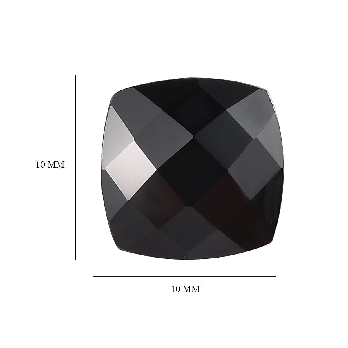 Thai Black Spinel (Cush 10x10 mm) 4.90 ctw image number 3