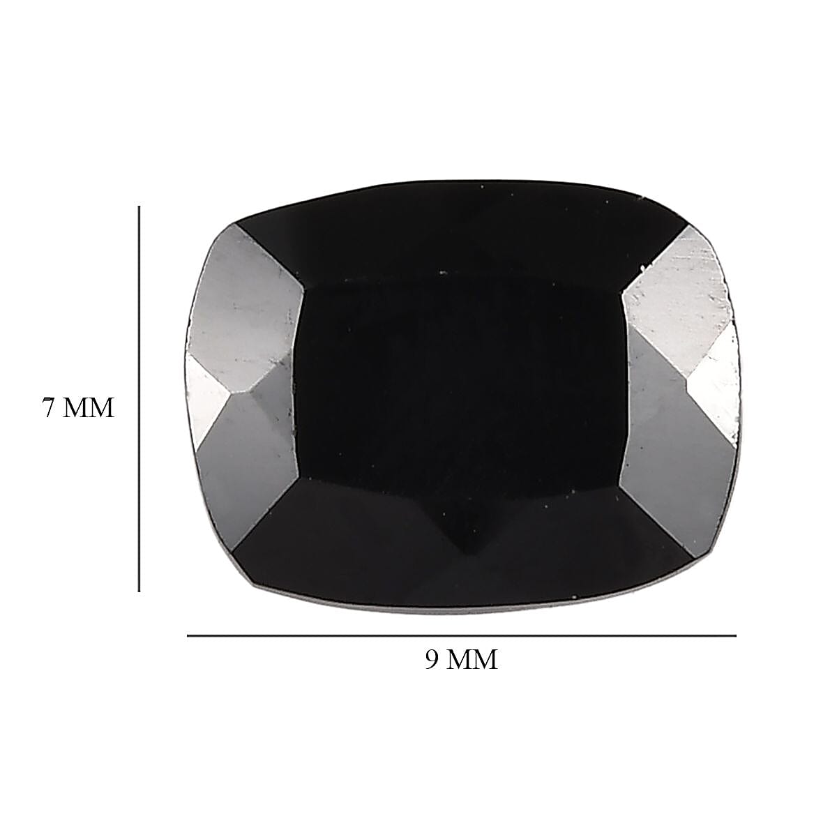 Thai Black Spinel (Cush 9x7 mm) 2.34 ctw