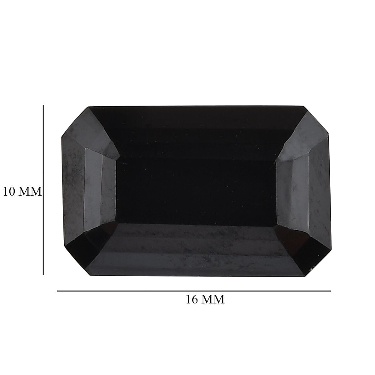 Natural Thai Black Spinel (Oct 16x10 mm) 12.00 ctw | Loose Gem | Loose Gemstones | Loose Stones | Jewelry Stones image number 3