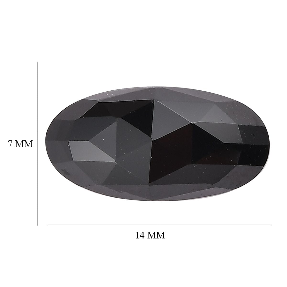 Thai Black Spinel (Ovl 14x7 mm) 3.50 ctw