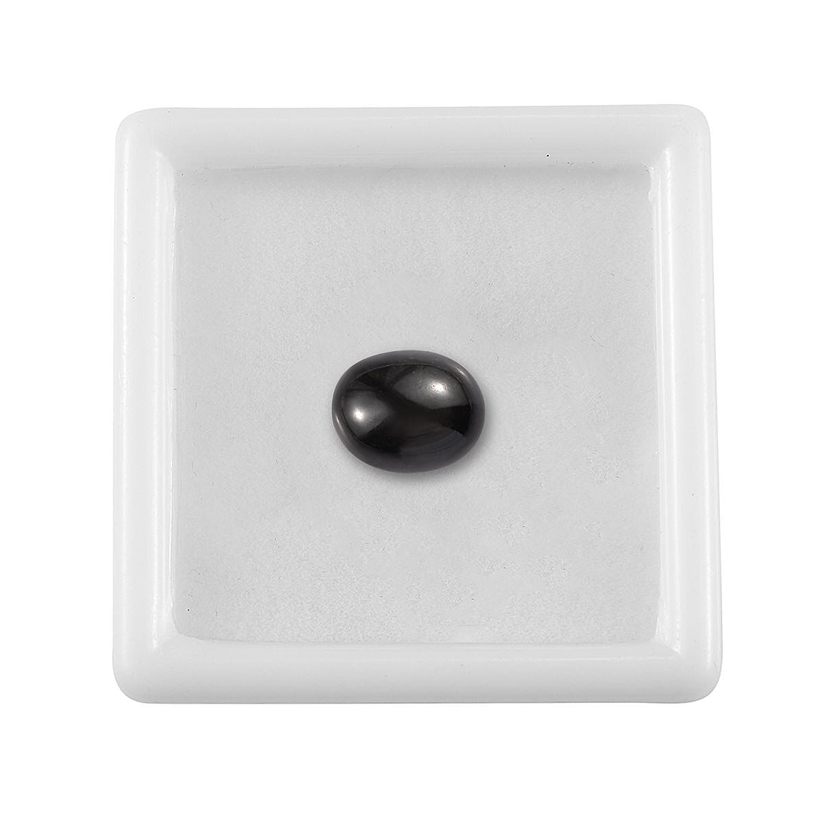 Indian Black Star Diopside (Ovl 10x8 mm) 3.13 ctw image number 2