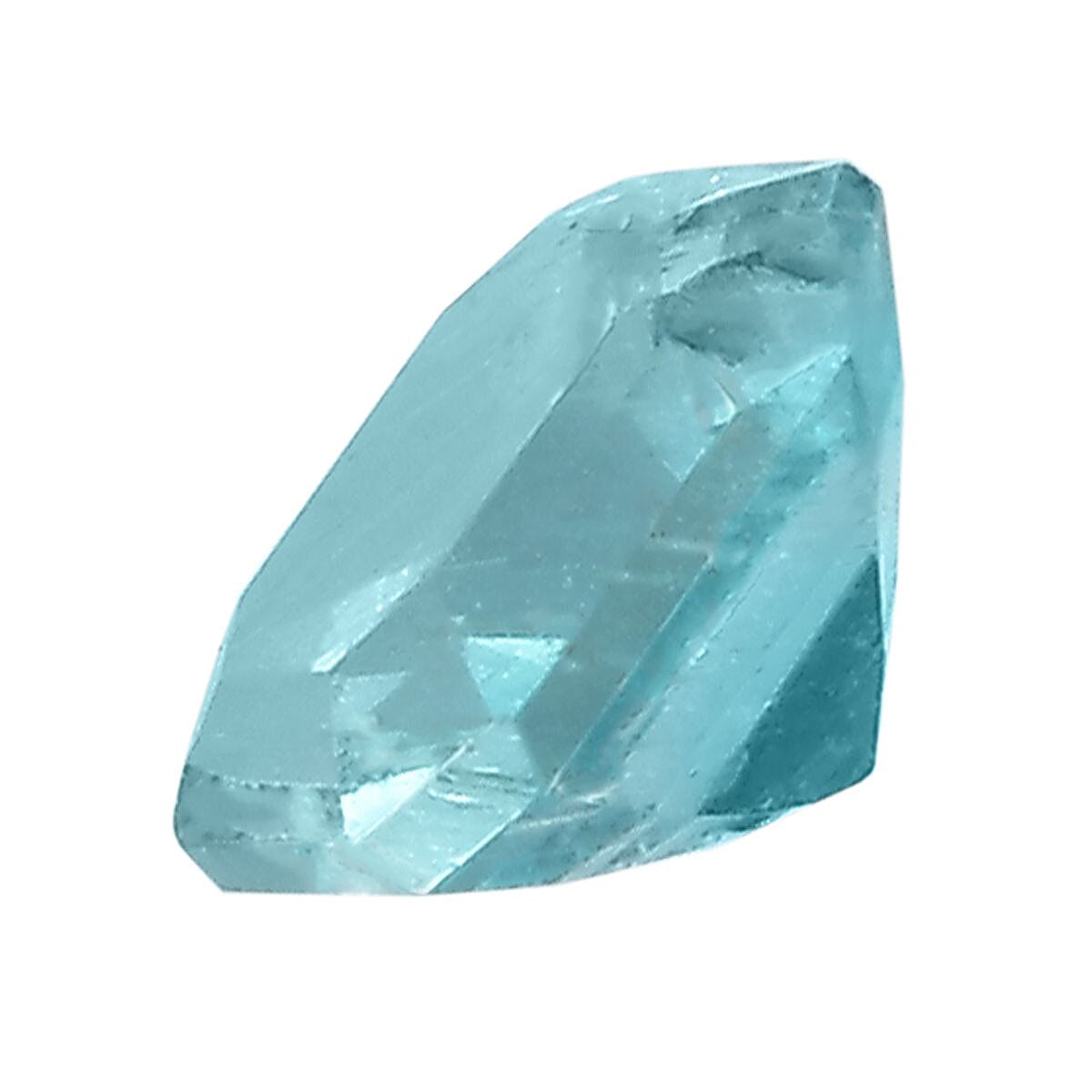 Asscher Cut Madagascar Paraiba Apatite (Oct 5x5 mm) 0.61 ctw image number 1