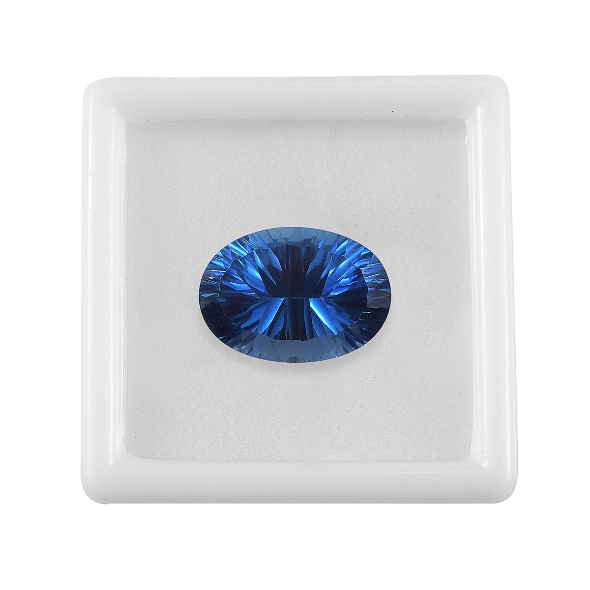 Ceylon Color Quartz (Ovl 18x13 mm) 12.18 ctw | Loose Gem | Loose Gemstones | Loose Stones | Jewelry Stones image number 2