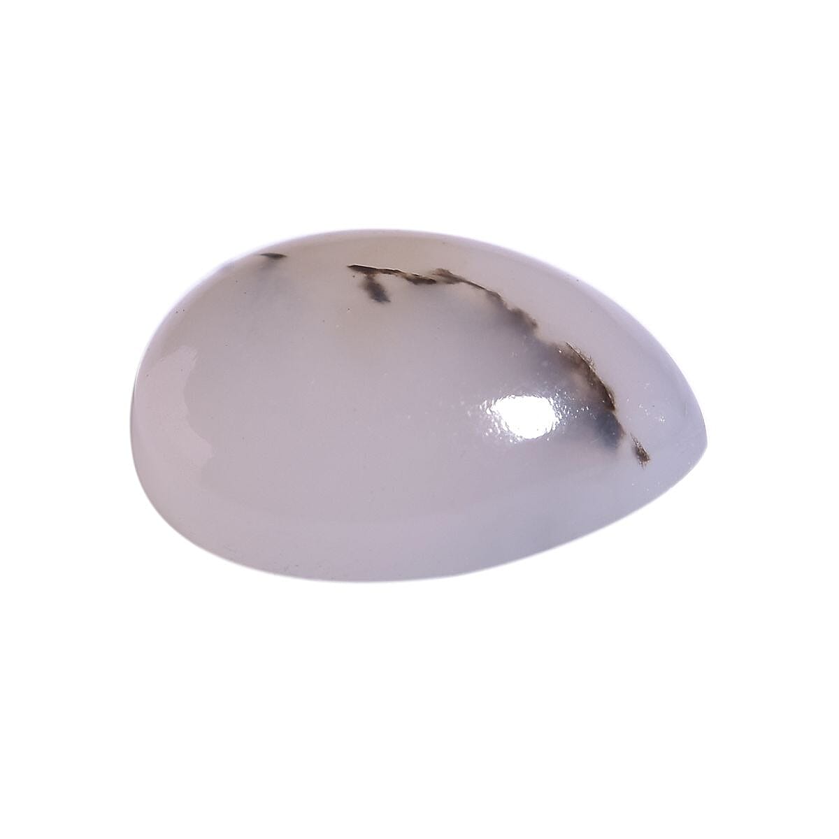 Dendritic Agate (Pear 9x7 mm) 1.00 ctw , Loose Gem , Loose Gemstones , Loose Stones , Jewelry Stones image number 1