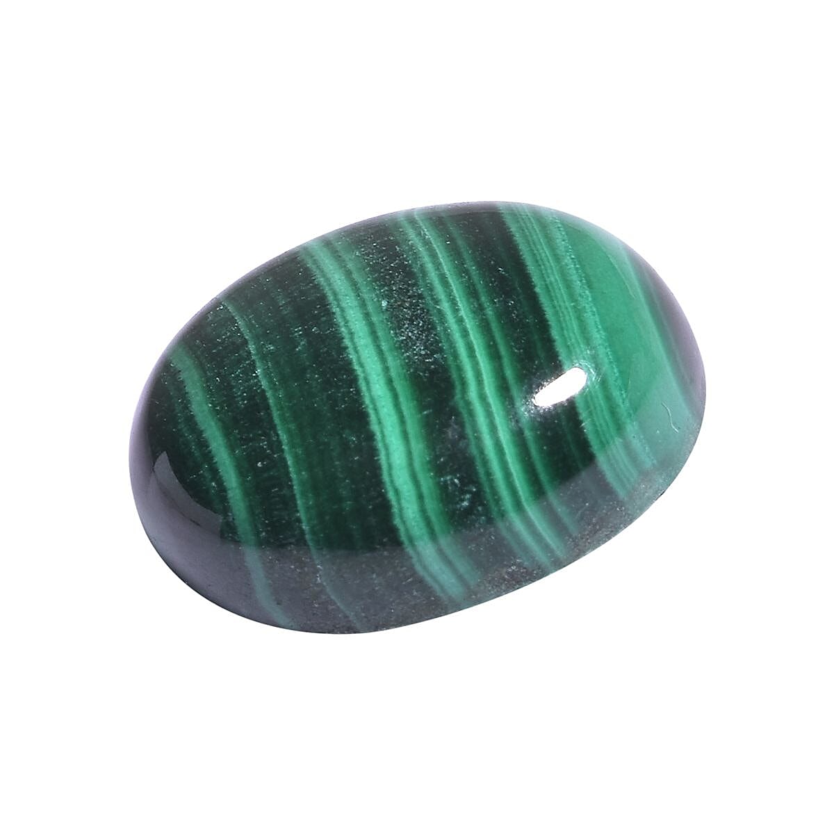 African Malachite (Ovl 12x10 mm) 4.39 ctw