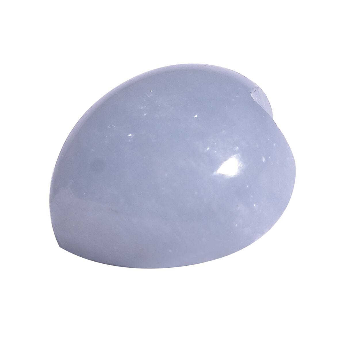 Mexican Angelite (Hrt 7 mm) 0.96 ctw , Loose Gem , Loose Gemstones , Loose Stones , Jewelry Stones image number 1