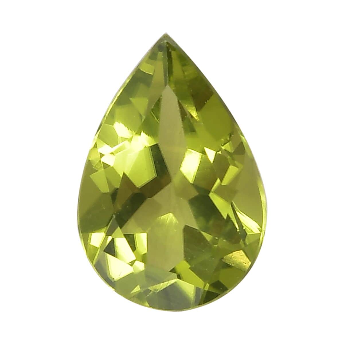 AA Peridot (Pear 9x6 mm) 1.16 ctw | Loose Gem | Loose Gemstones | Loose Stones | Jewelry Stones image number 0