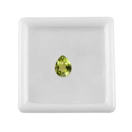 Peridot (Pear 9x7 mm) 1.48 ctw | Loose Gem | Loose Gemstones | Loose Stones | Jewelry Stones image number 2