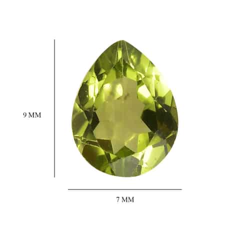 Peridot (Pear 9x7 mm) 1.48 ctw | Loose Gem | Loose Gemstones | Loose Stones | Jewelry Stones image number 3