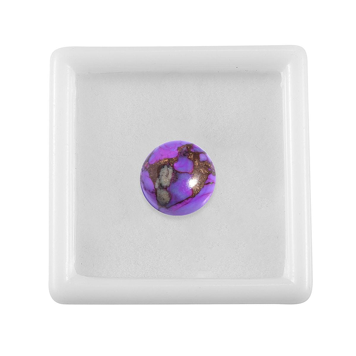 AA Mojave Purple Turquoise (Rnd 12 mm) 4.89 ctw