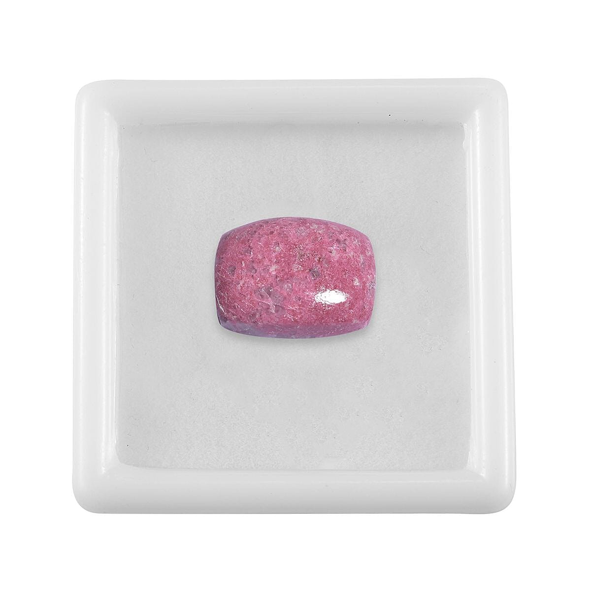 Norwegian Thulite (Cush 16x12 mm) 10.70 ctw | Loose Gem | Loose Gemstones | Loose Stones | Jewelry Stones image number 2