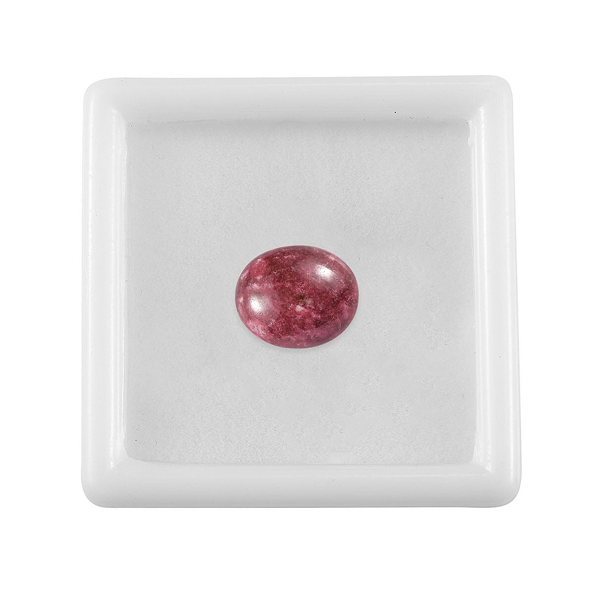 AA Norwegian Thulite (Ovl 12x10 mm) 5.44 ctw , Loose Gem , Loose Gemstones , Loose Stones , Jewelry Stones image number 2