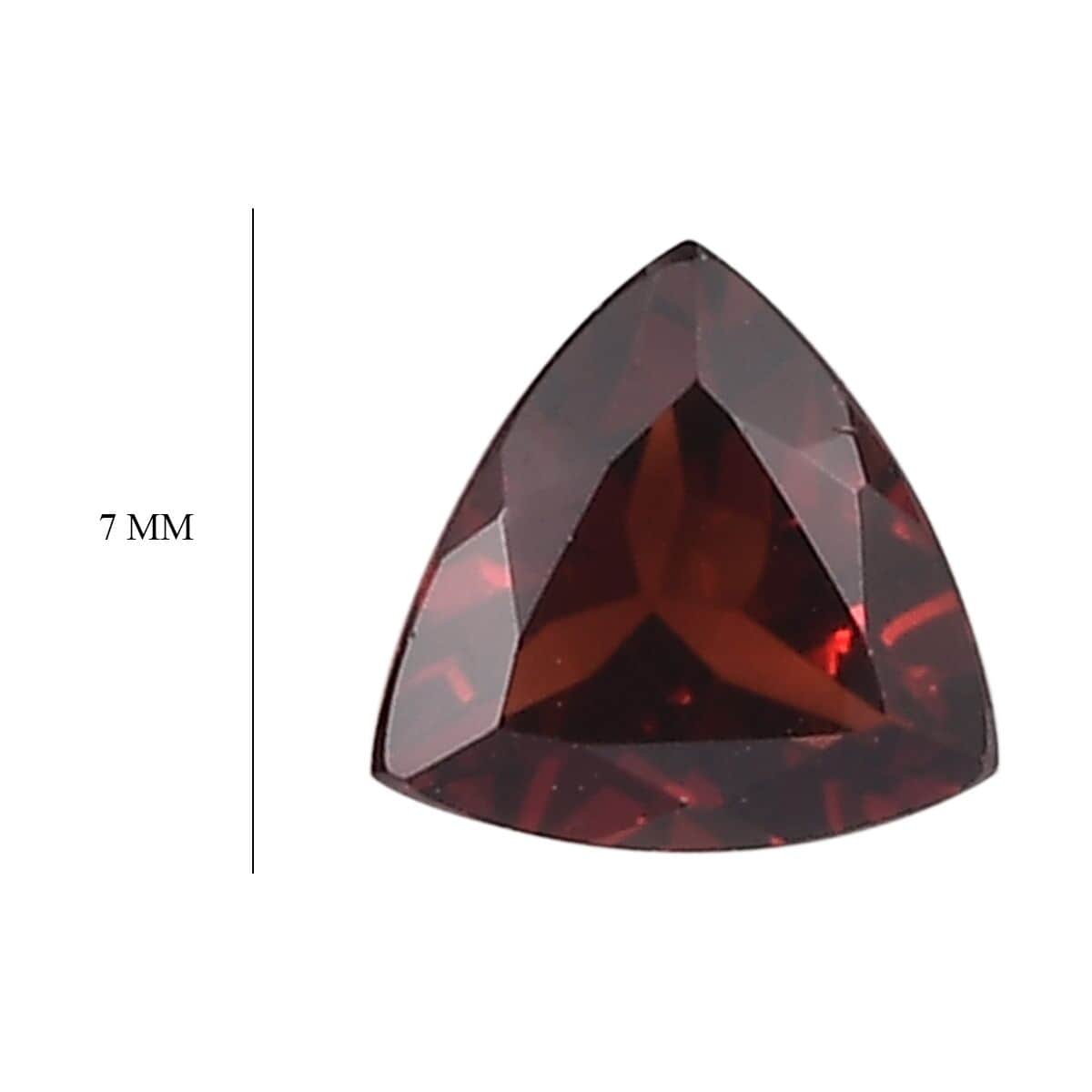 AAA Imperial Fire Garnet Set of 8 (Trl 7 mm) 8.50 ctw (Del. in 7-10 Days) image number 4