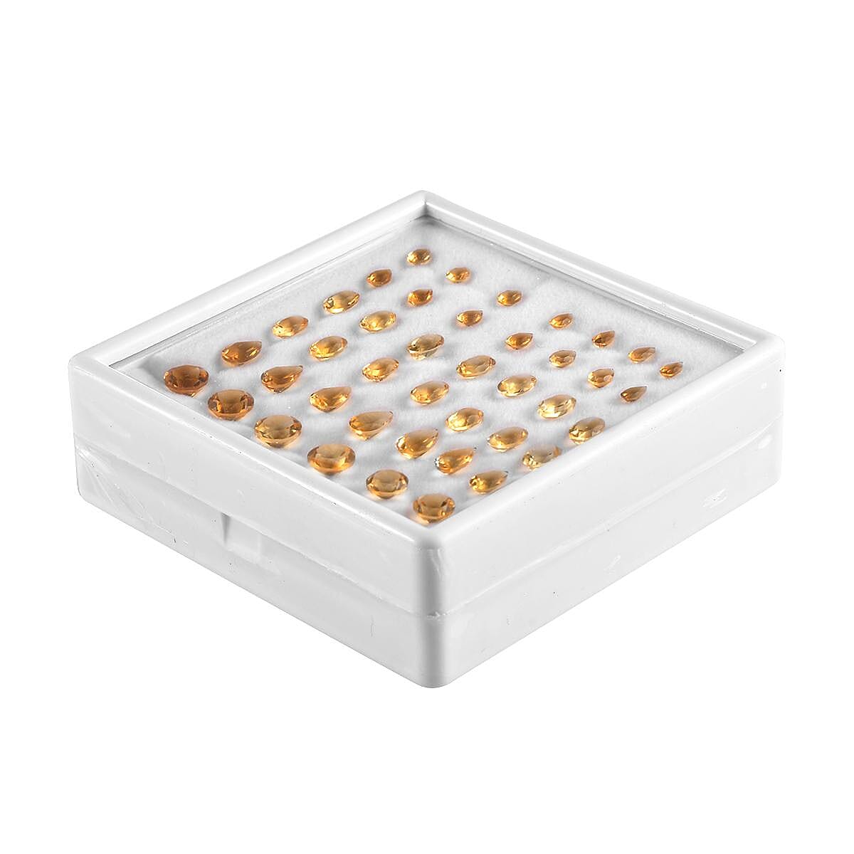 Brazilian Citrine Assorted Box (Mix Mix Size) 30.00 ctw image number 1