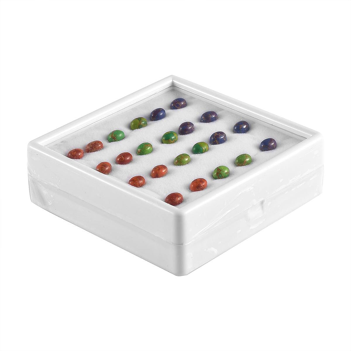 Multi Turquoise Assorted Box (Mix Mix Size) 30.00 ctw image number 1