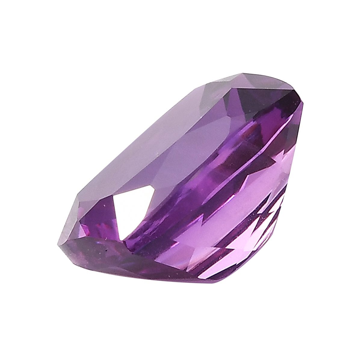 AA Created Purple Sapphire (Cush 10x8 mm) 4.78 ctw image number 1