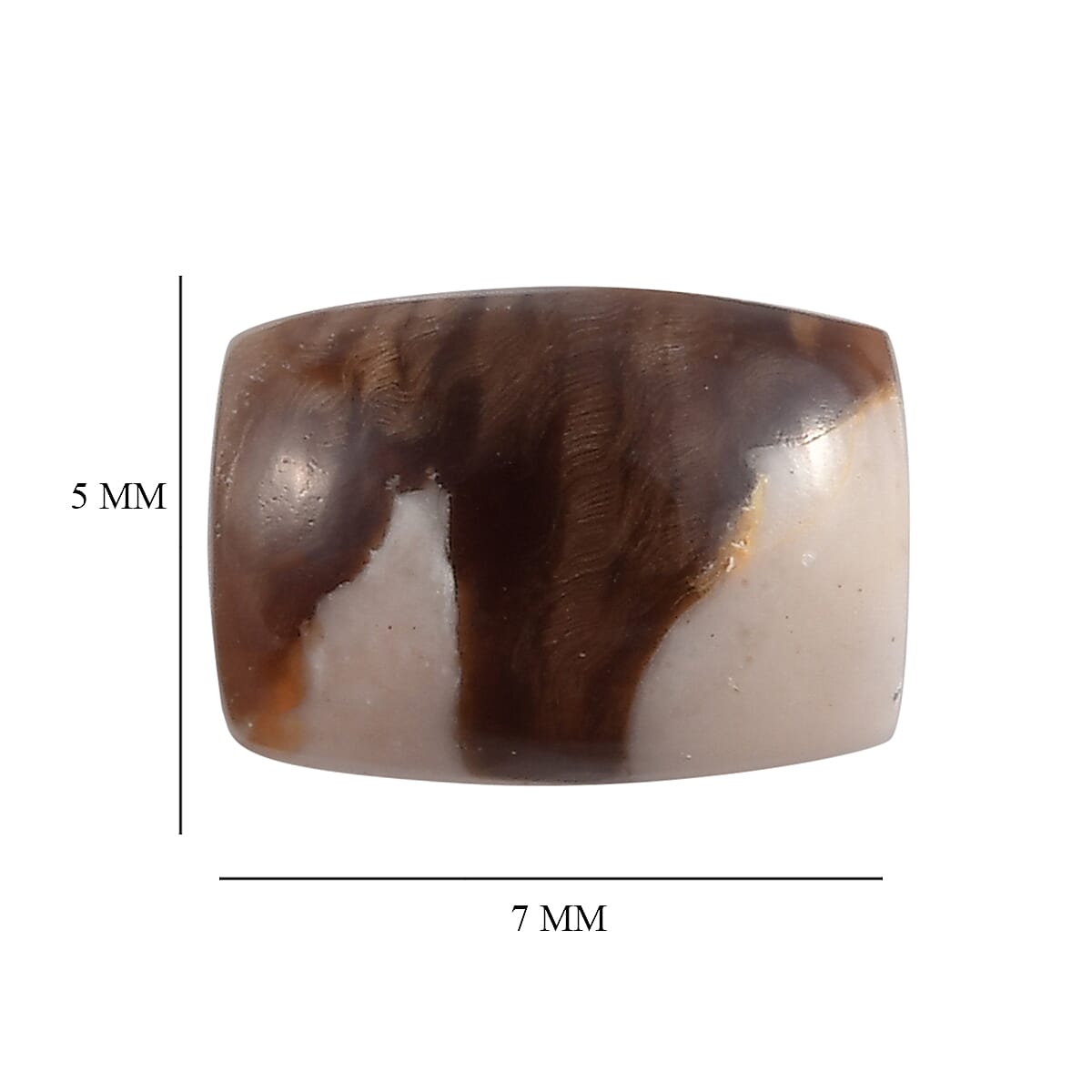 Peanut Wood Jasper (Cush 7x5 mm) 0.86 ctw