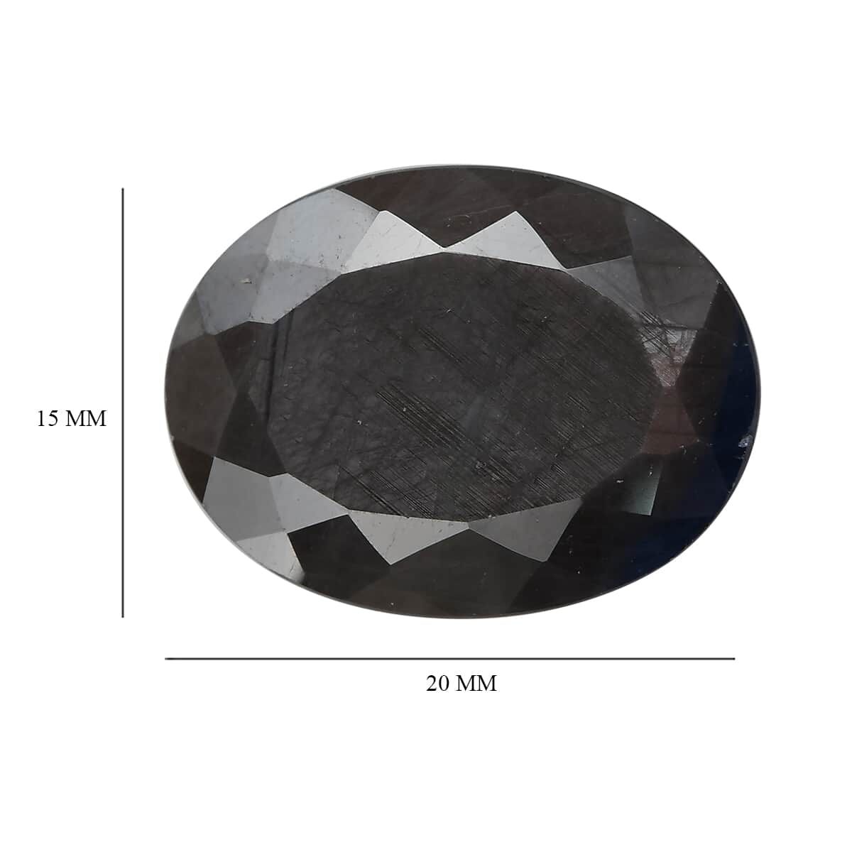 AA Silver Sapphire (Ovl 20x15 mm) 19.50 ctw image number 3