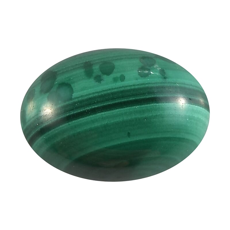 African Malachite (Ovl 7x5 mm) 1.19 ctw