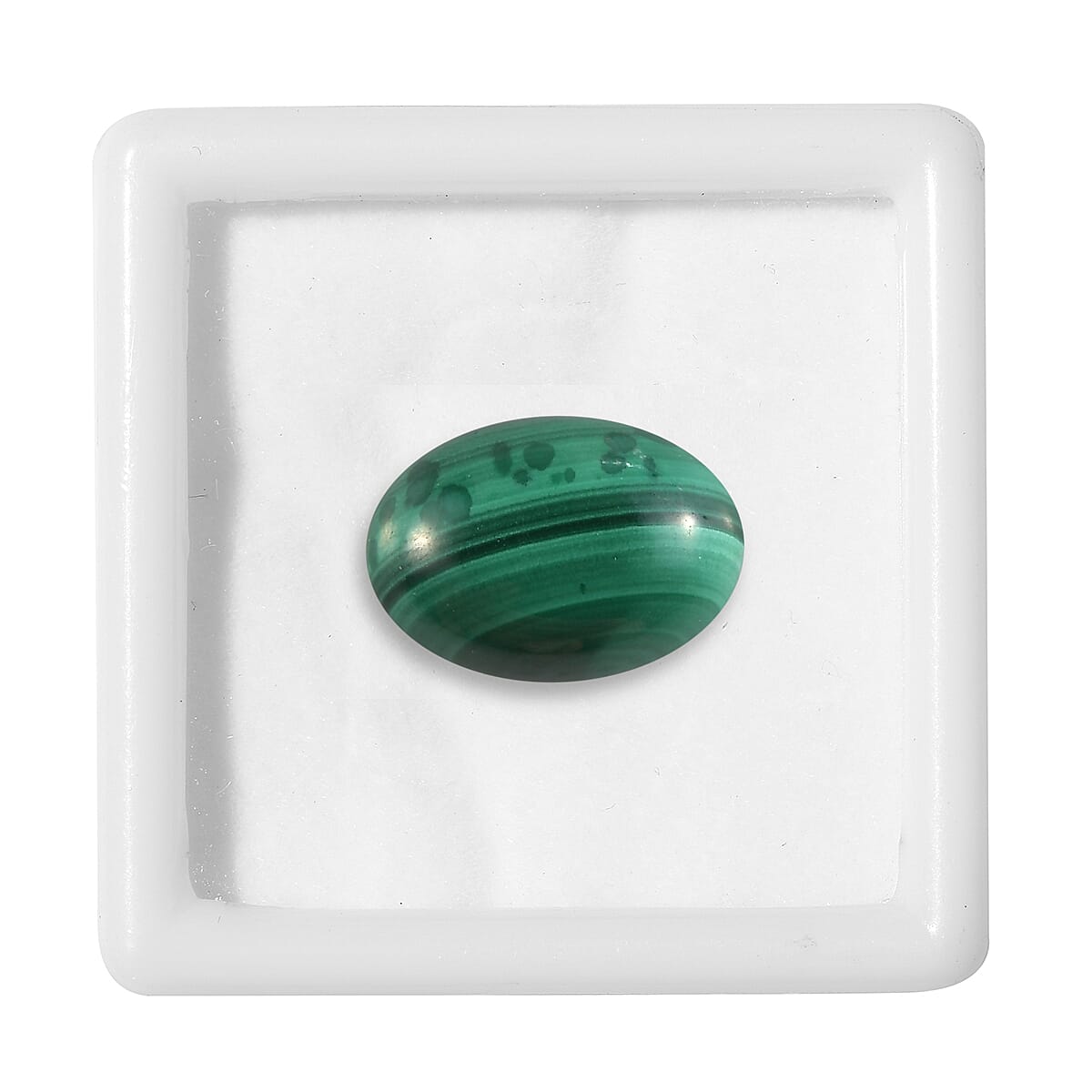 African Malachite (Ovl 7x5 mm) 1.19 ctw