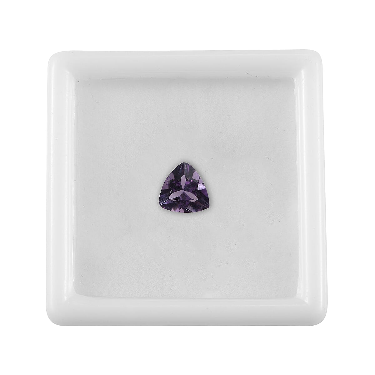 AA Rose De France Amethyst (Tril 5 mm) 0.34 ctw Loose Gemstone