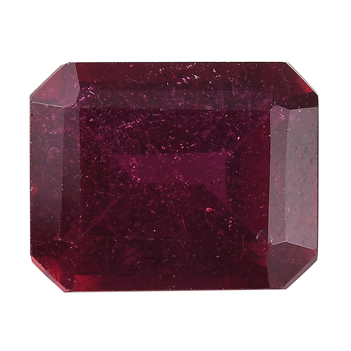 AA Niassa Ruby (FF) (Oct 10x8 mm) 4.02 ctw Loose Gemstone image number 0