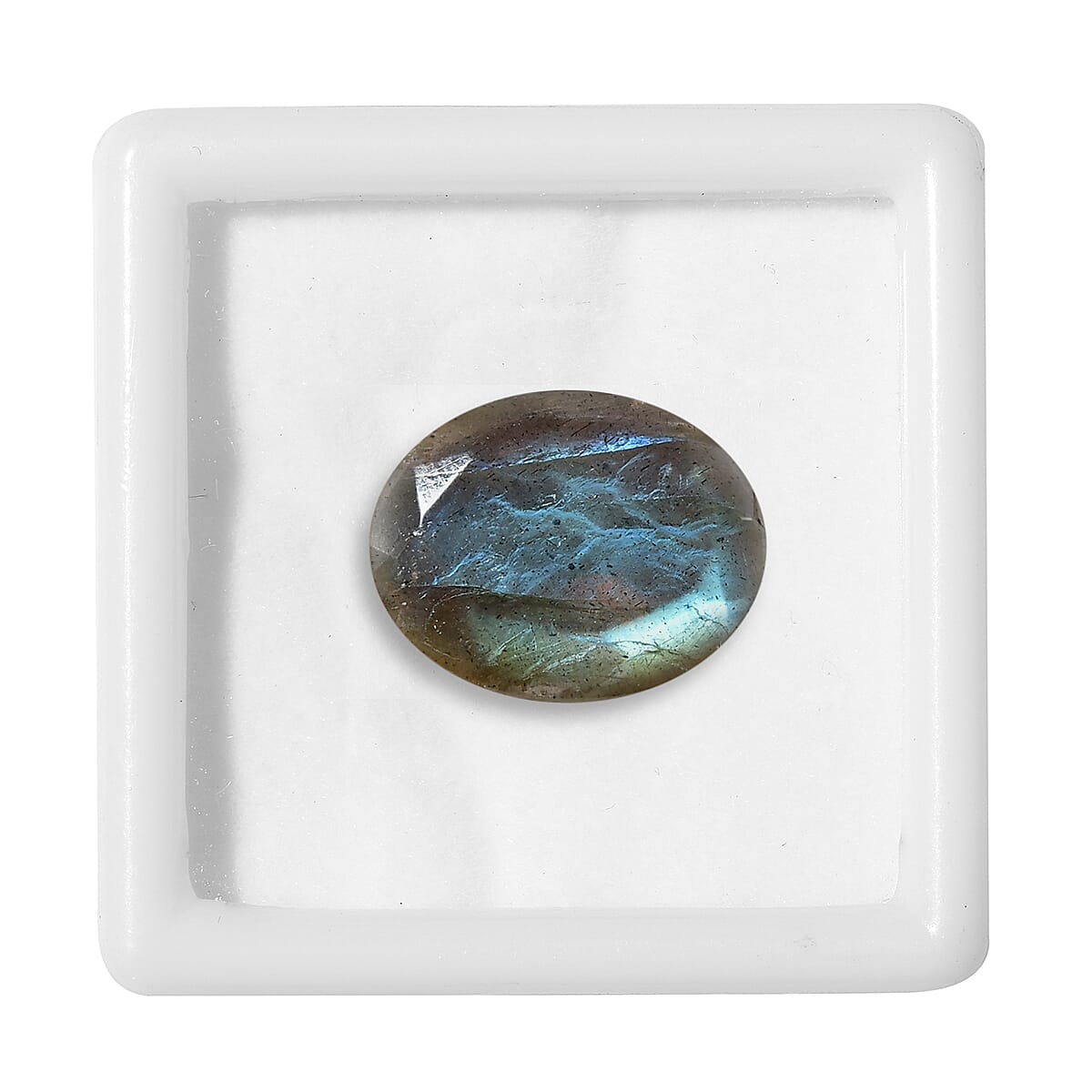 Malagasy Labradorite (Ovl 10x8 mm) 2.37 ctw