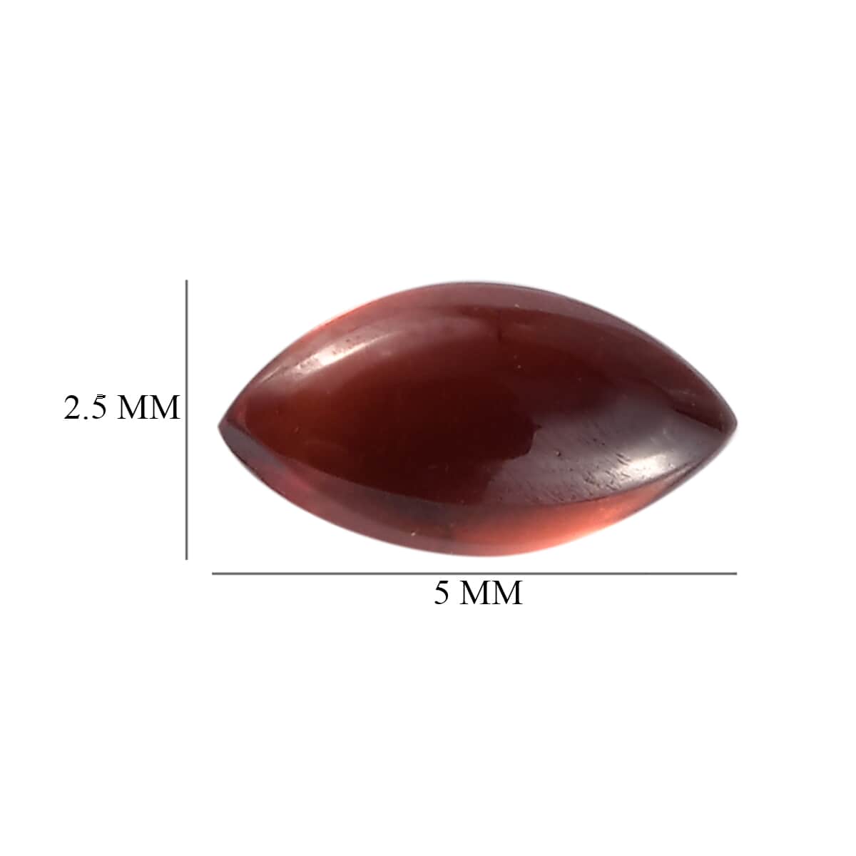 Mozambique Garnet (Mrq 5x2.5 mm) 0.22 ctw image number 3