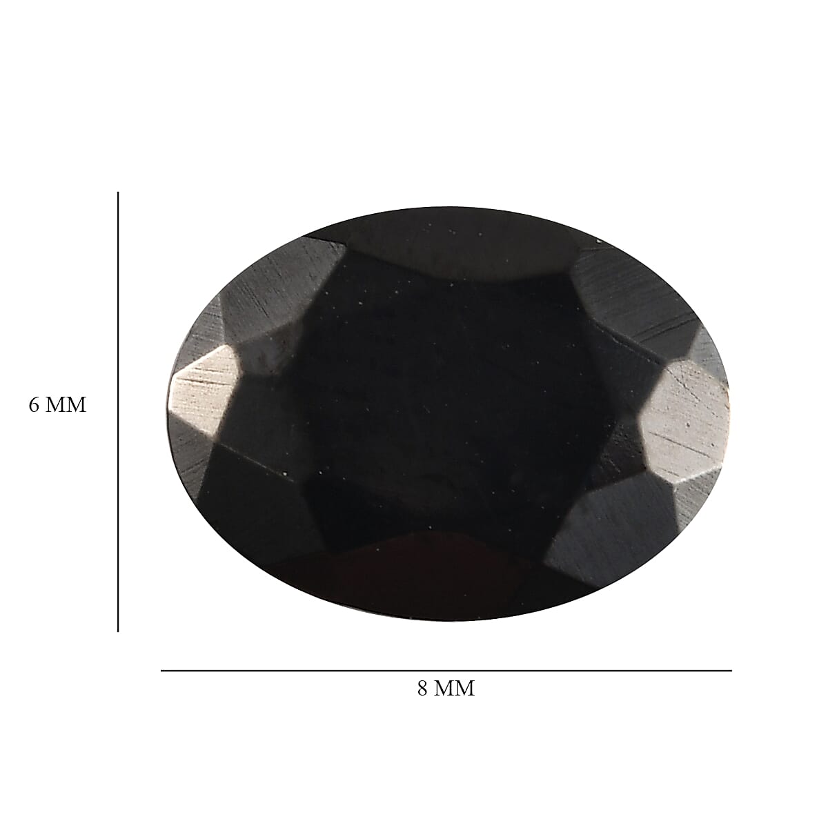 Elite Shungite (Ovl 8x6 mm) 0.68 ctw image number 3