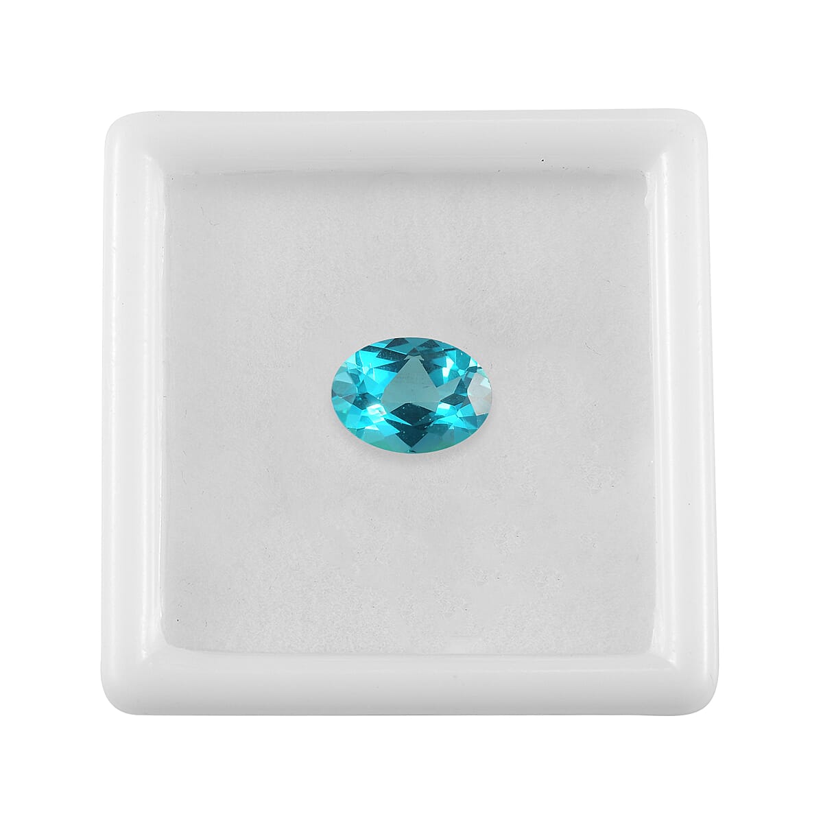 Paraiba Topaz (Ovl 8x6 mm) 1.34 ctw image number 2