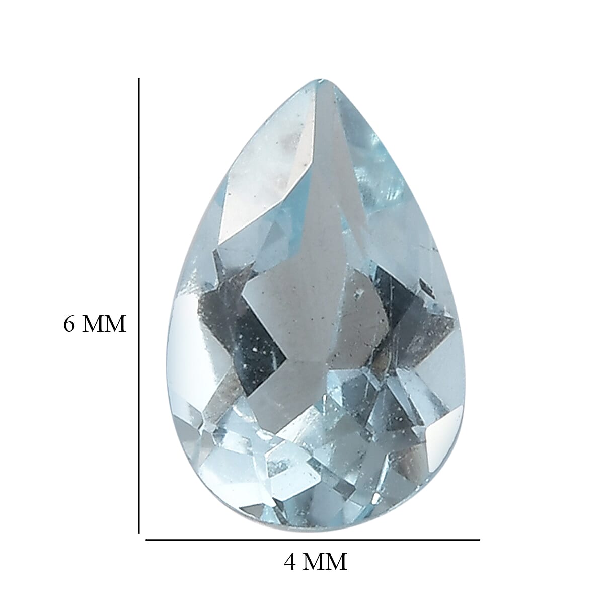 AA Espirito Santo Aquamarine (Pear 6x4 mm) 0.35 ctw image number 3