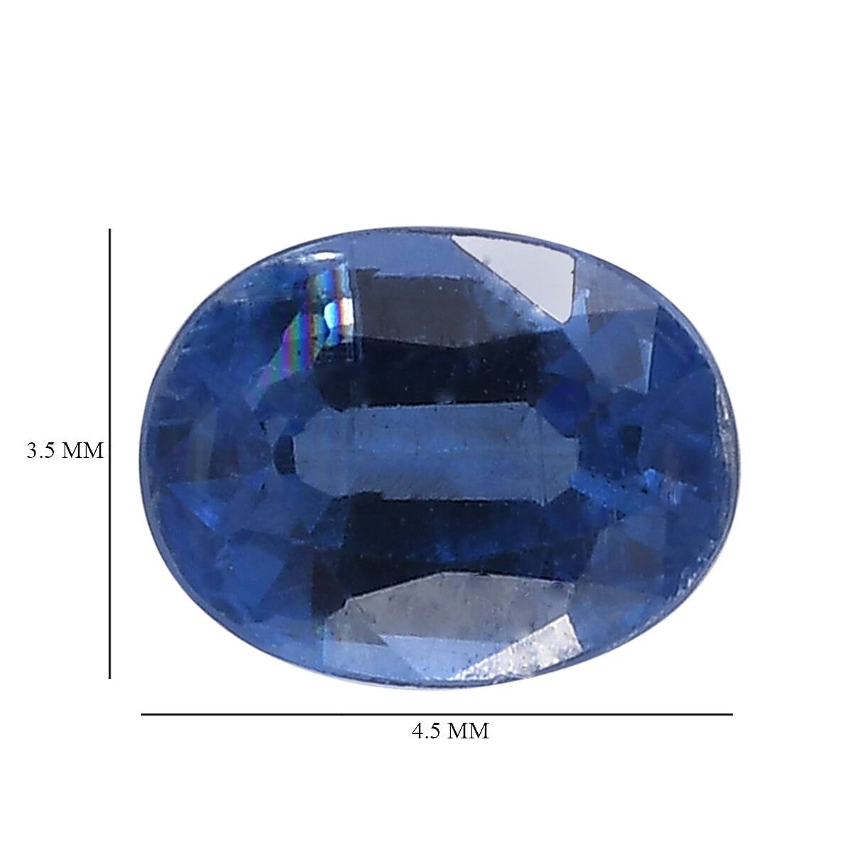 Kyanite (Ovl 4.5x3.5 mm) 0.28 ctw image number 4