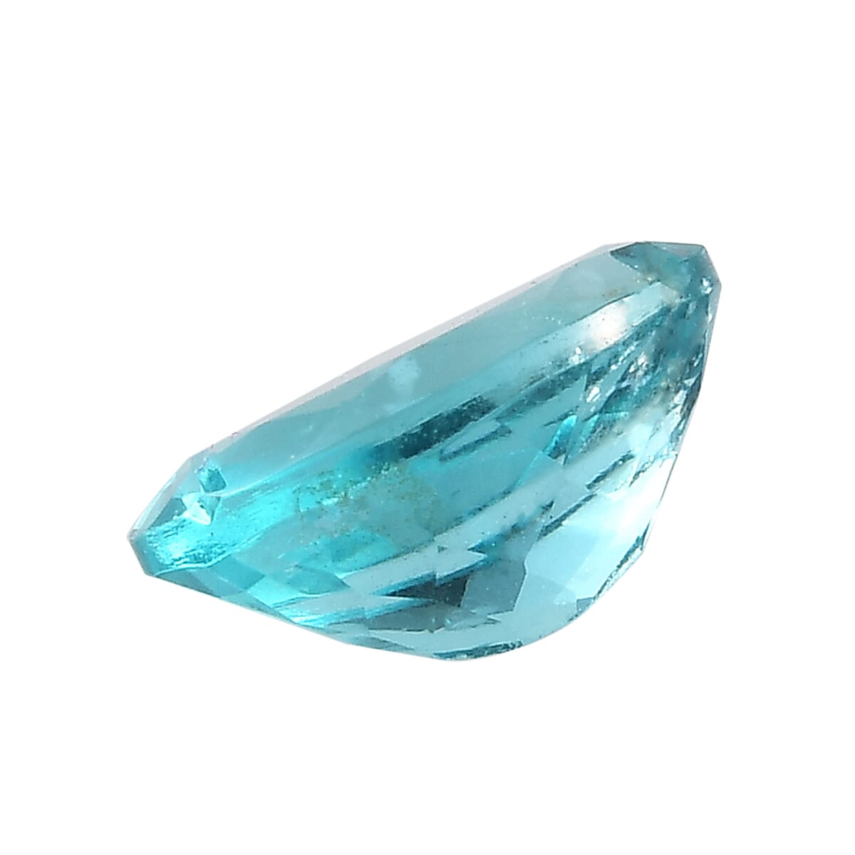 AA Madagascar Paraiba Apatite (Ovl 8x6 mm) 1.25 ctw image number 1