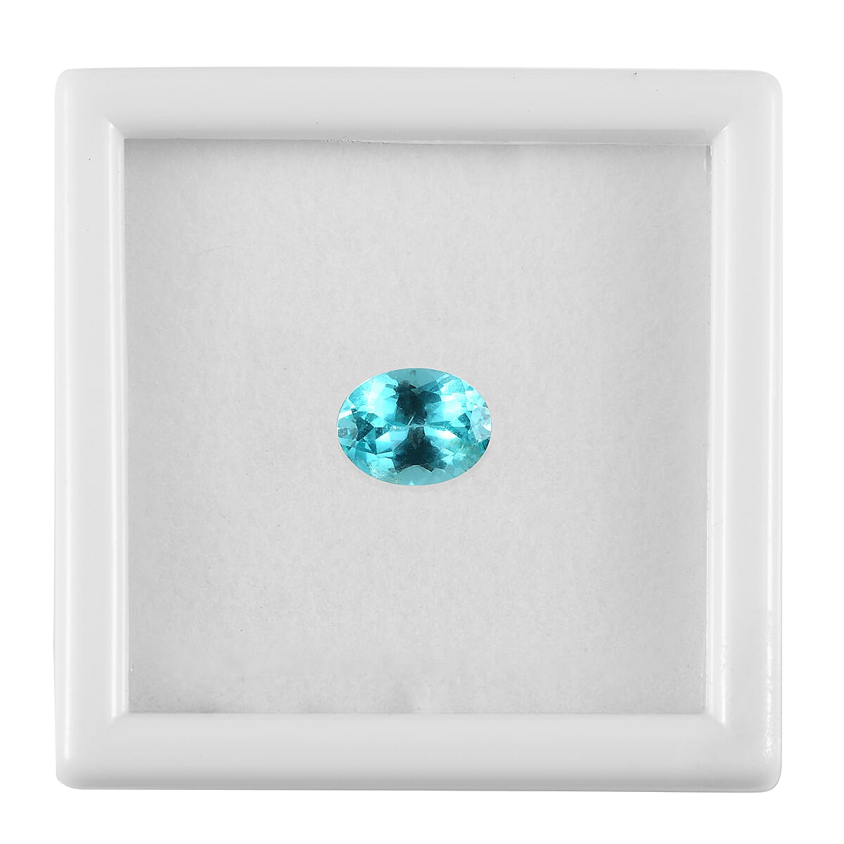AA Madagascar Paraiba Apatite (Ovl 8x6 mm) 1.25 ctw image number 2
