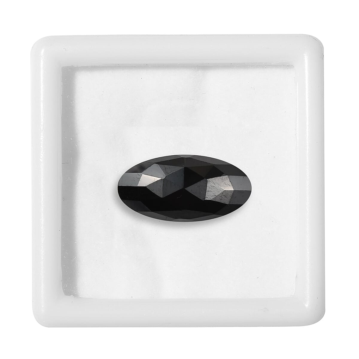 Thai Black Spinel (Ovl 16x8 mm) 5.82 ctw Loose Gemstone