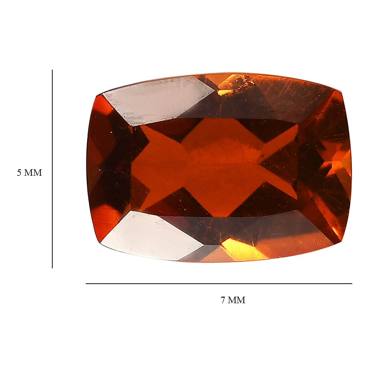 AA Santa Ana Madeira Citrine (Cush 7x5 mm) 0.78 ctw image number 3