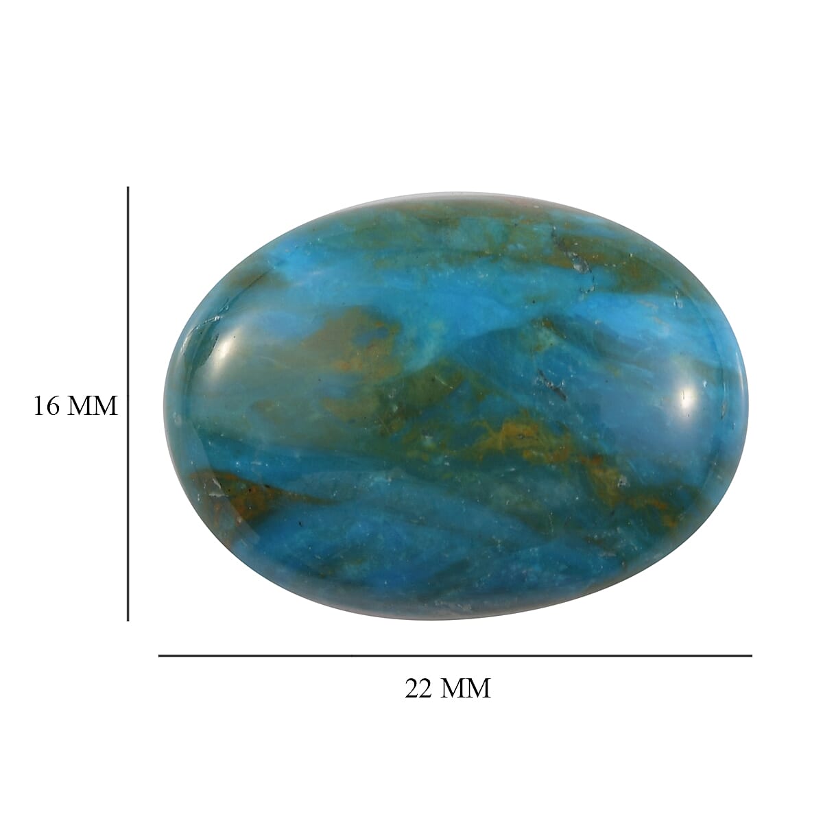 AA Opalina (Ovl 22x16 mm) 14.36 ctw image number 3