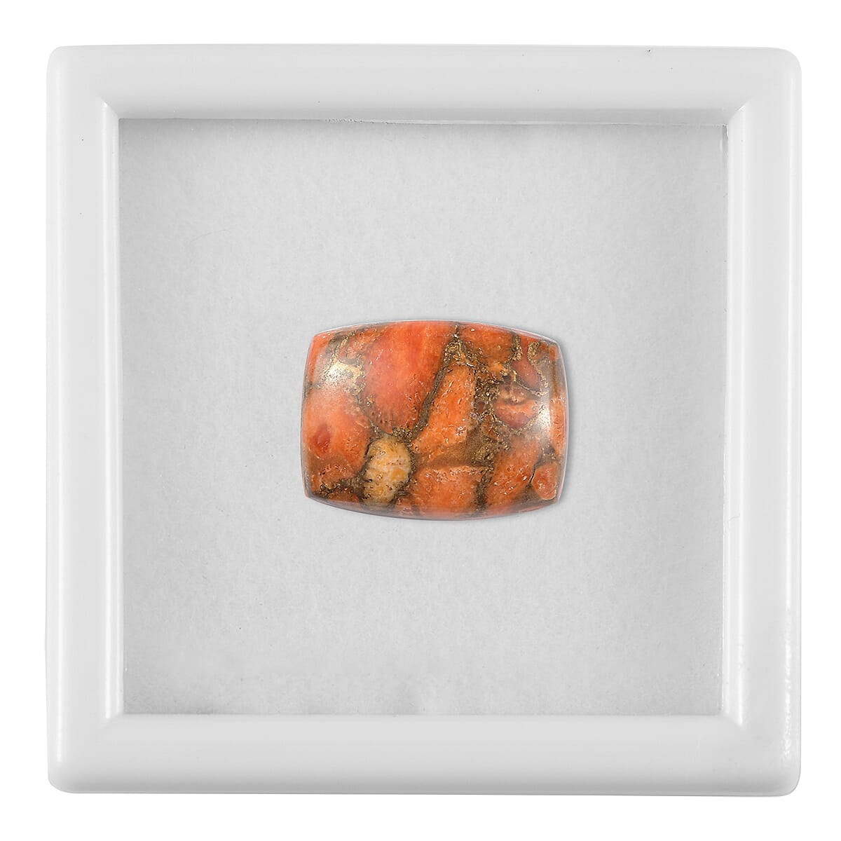 Mojave Orange Turquoise (Cush 16x12 mm) 7.01 ctw