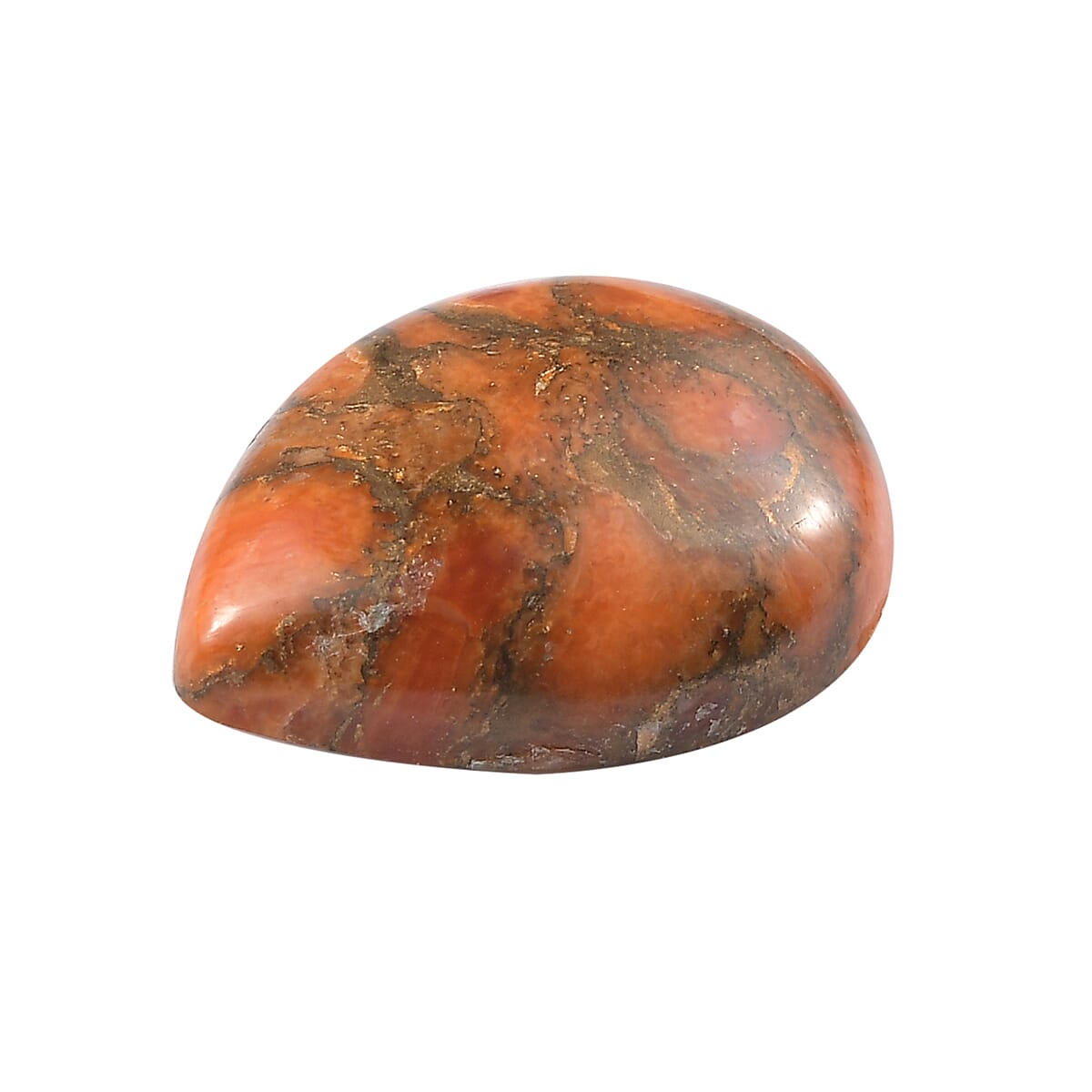 Mojave Orange Turquoise (Pear 20x15 mm) 11.65 ctw
