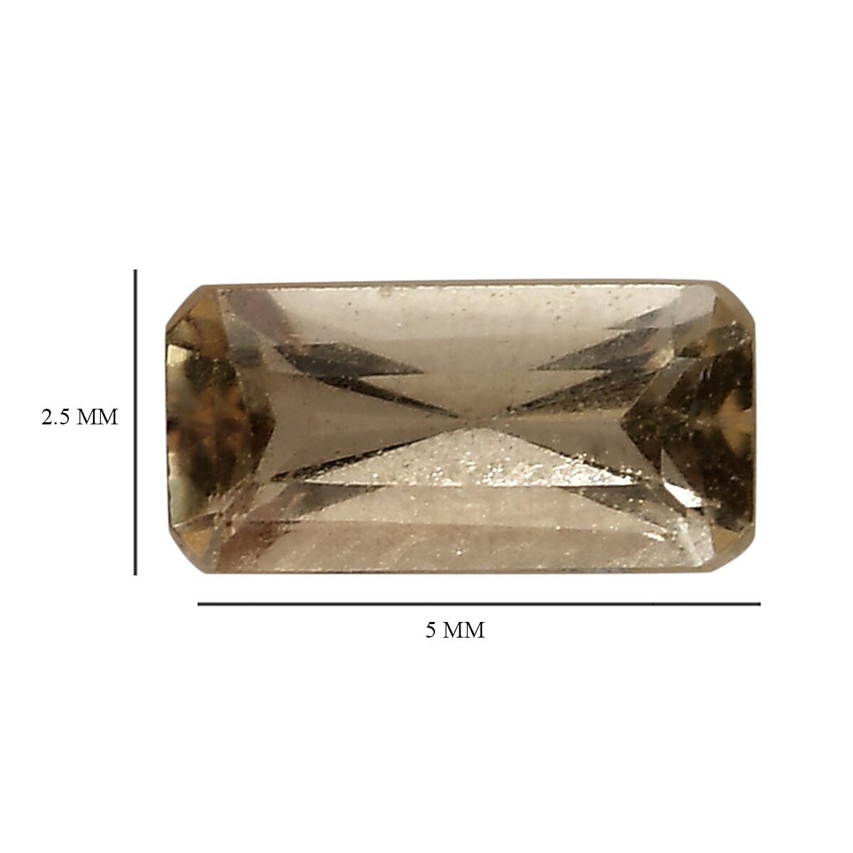 Imperial Topaz (Oct 5x2.5 mm) 0.20 ctw